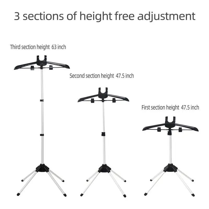 Stojący stojak na ubrania wieszak żelazny wspornik do prasowania parownica do odzieży rękawice do prasowania drążek teleskopowy wieszak na ubrania