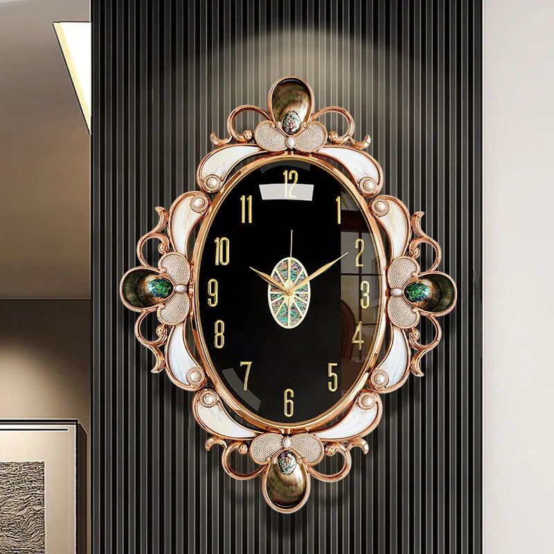 Luxury Interior Wall Clocks Living Room Modern Aesthetic Design Fashion Wall Watch Digital Silent Reloj De Pared Home Decoration
