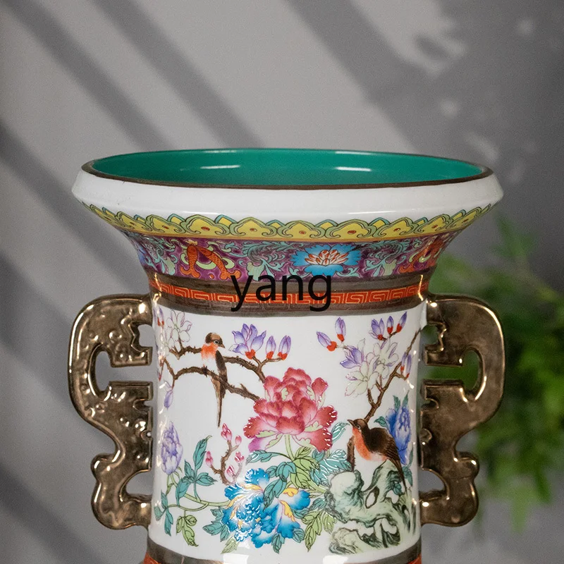 LMM Living Room Entrance Display Cabinet Chinese Style Decorative Collectible Ornament