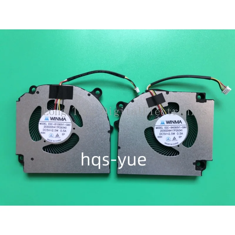 Original for CLEVO PD70S COOLING FAN R L DC5V EGC-84090V1-0AH EGC-81090V1-0AH