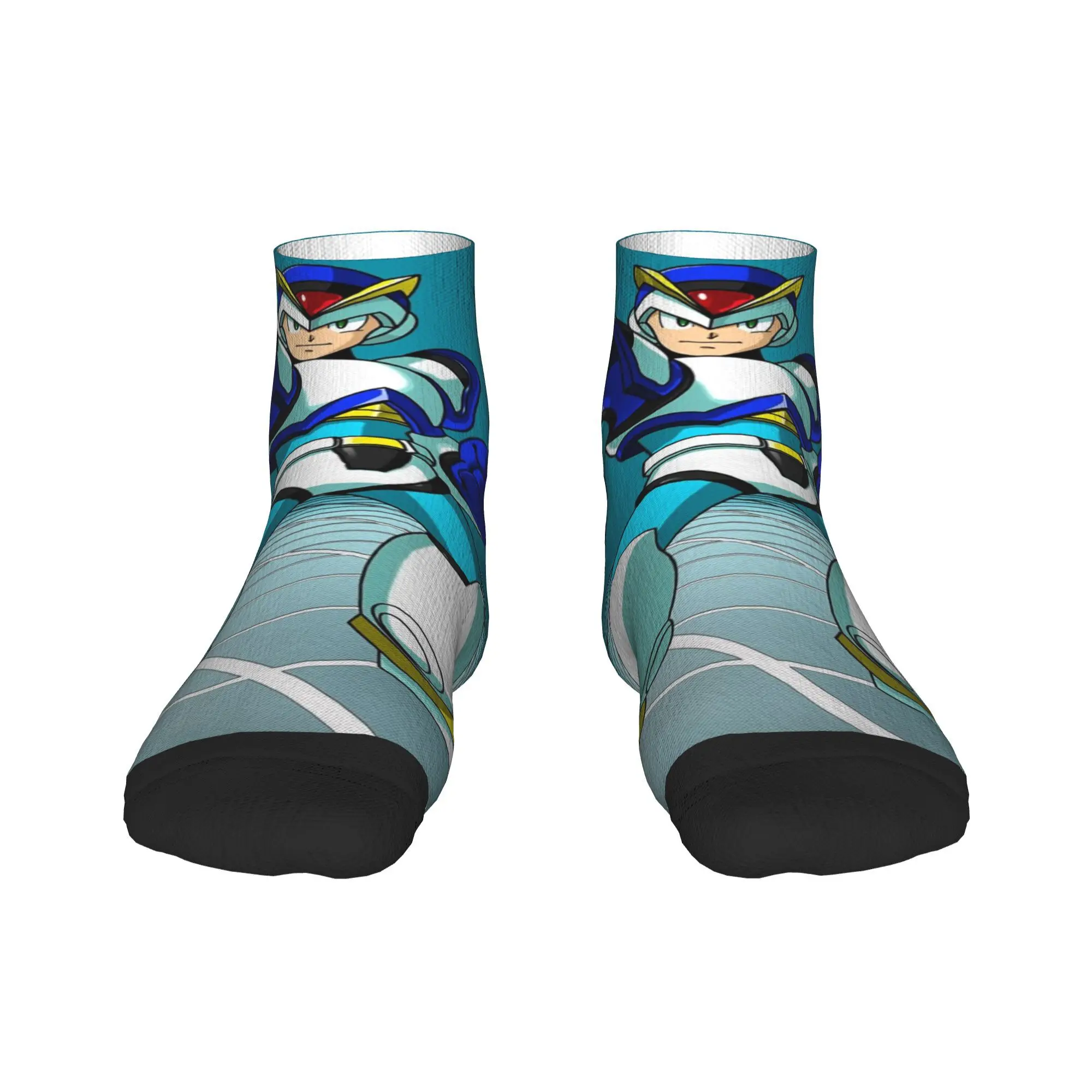 

Носки Megaman для видеоигр Mega Man, супер мягкие чулки в стиле Харадзюку, всесезонные носки, аксессуары для подарка на день рождения унисекс