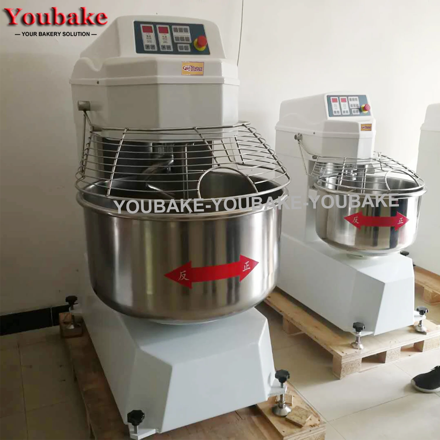 Commercial 15kg 25kg 50kg 100kg 125kg Bread Flour Spiral Mixer Premium Quality Large Capacity Dough Mixer