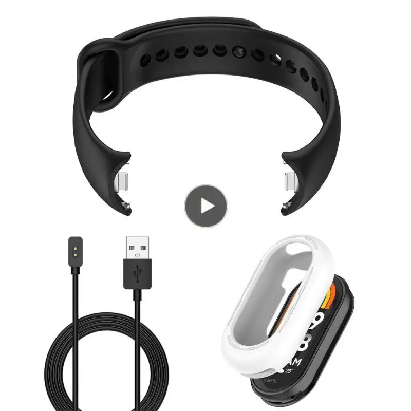 Silicone Case Easy To Install And Remove Enhance Your Mi Band 8 Functional Popular Choice For Mi Band 8 Users Watch Accessories