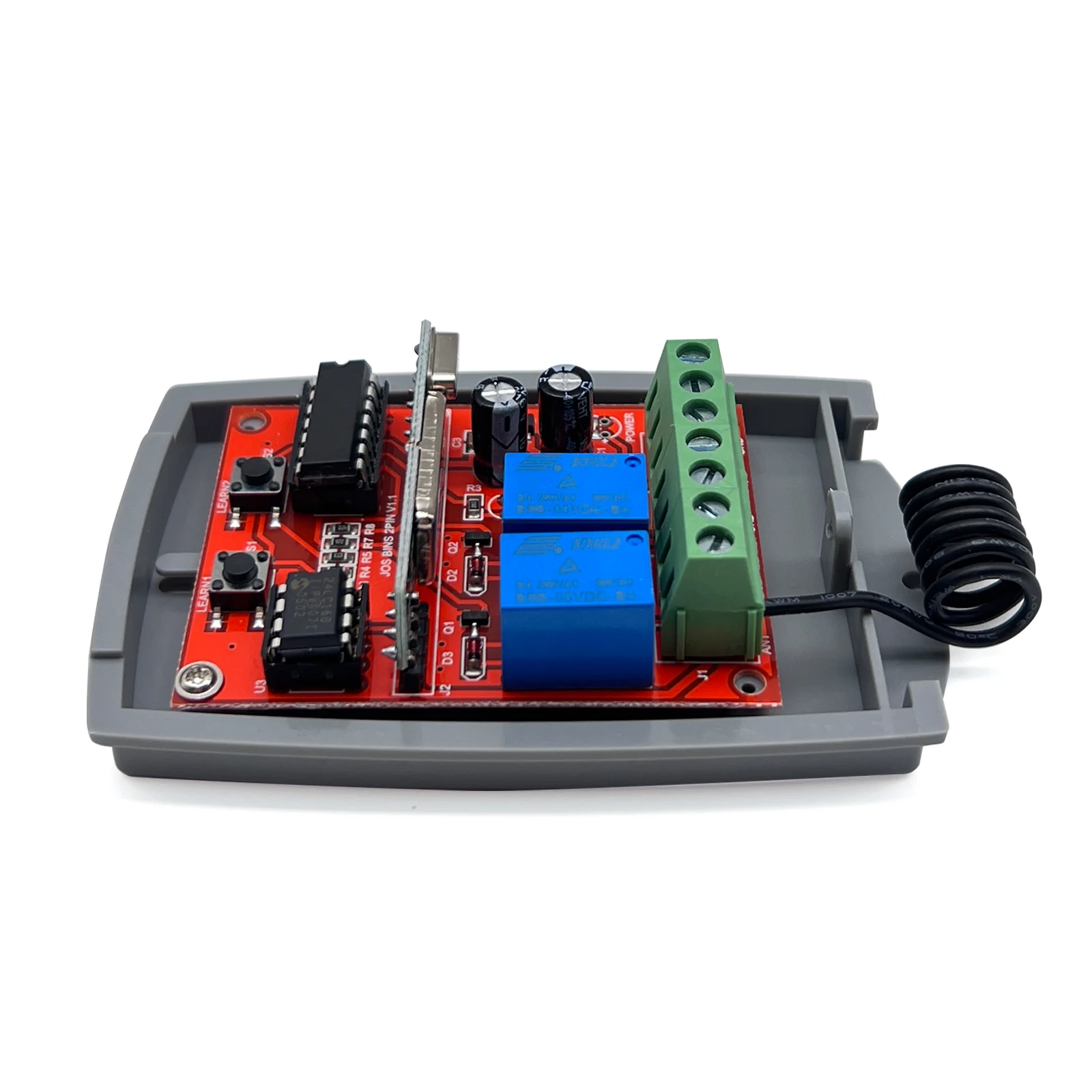 12-24V DC Universal 433MHz Garage Door Remote Control Receiver for AT-4 S449 Fixed code and Rolling code remote contr