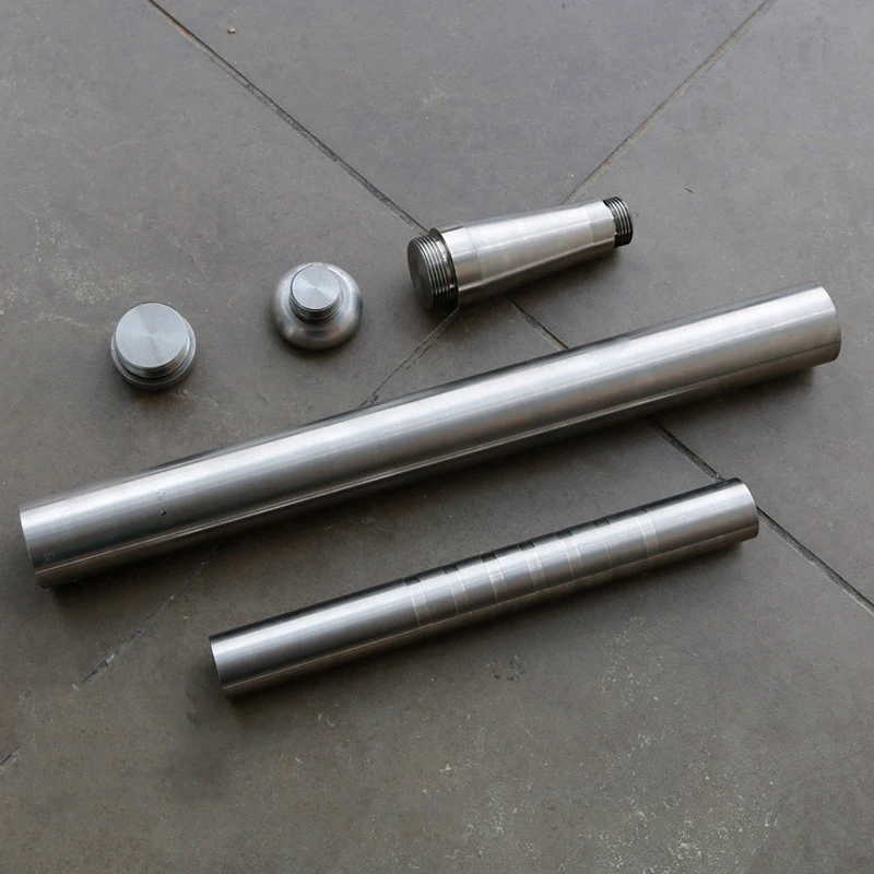 Outdoor Portable EDC Hollow Titanium Alloy Detachable Bat Training Ball Bat Car Emergency Window Breaking Tool