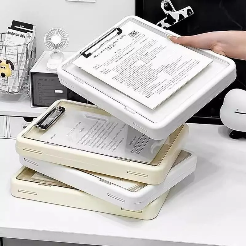 แฟ้มเอกสารอเนกประสงค์ A4 - แฟ้มใสสำหรับจัดเก็บเอกสาร แผ่นรองเขียนสำหรับนักเรียน แฟ้มเก็บข้อสอบ สะดวกสบาย