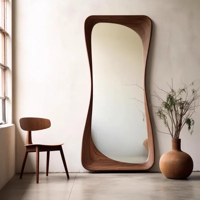 French retro floor, irregular home wall hanging, American full body, medieval special-shaped living room bedroom full-length