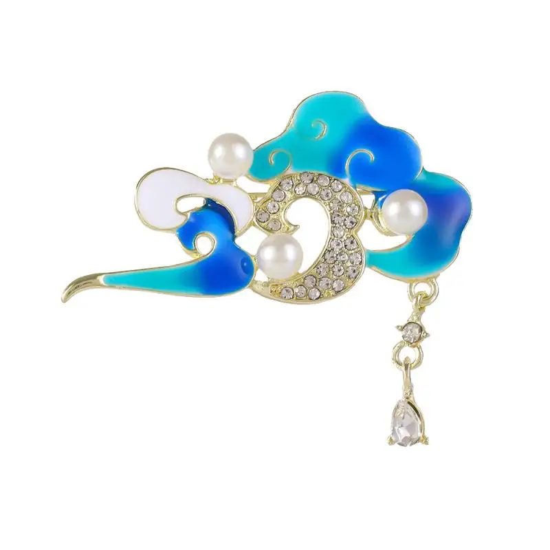 أزياء رائعة النمط الصيني دبابيس سحابة ميمونة للنساء الملابس معطف اكسسوارات الحفلات الهدايا