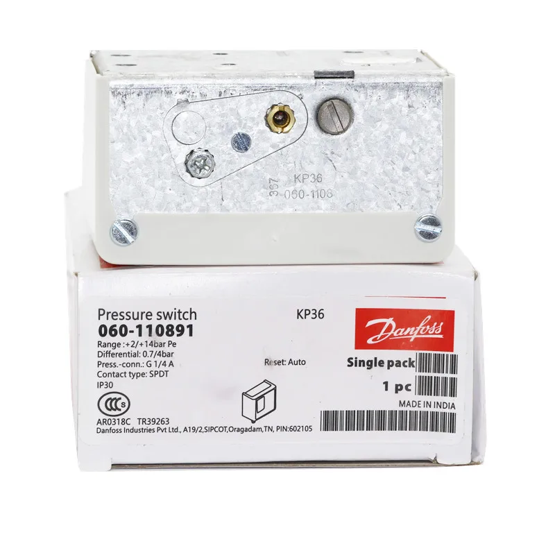 NEW Danfoss KP36 060-110891 Pressure controller KP36 060-1108 Pressure switch