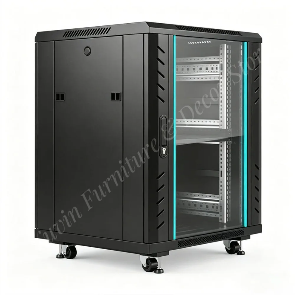 Floor Standing Data Center Server Rack 14U 19 Inches IP20 for Large-Scale High-Density Server Hosting