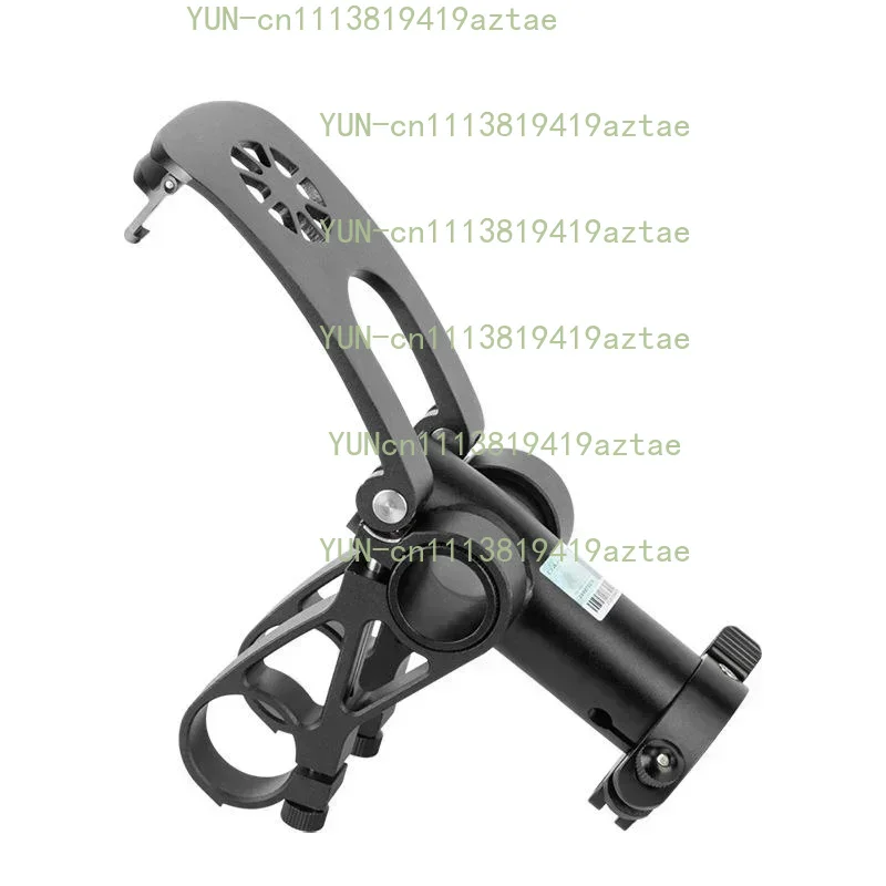 Aluminum Alloy Bicycle Folding Handlebar Riser, 5-Way Adjustable Height Extender Spacer for Mountain Bike