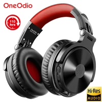Oneodio Auriculares Inalámbricos con Bluetooth, Dispositivo con Cable, Cascos de Audio con Micrófono para PC, PS4, Call Center, Oficina, Skype, Audífonos con Bluetooth 5.2, 110 h, 2 en 1, Auriculares tipo C