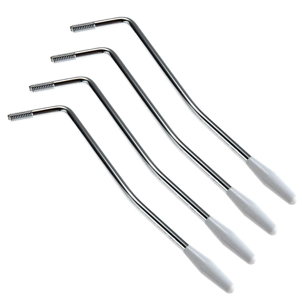 4 pièces guitare électrique Tremolo bras blanc 5Mm léger Portable Tremolo Vibrato Whammy barre pour pont de guitare électrique