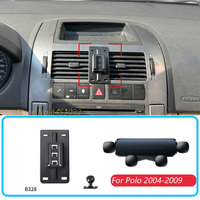 Car Phone Holder For Volkswagen Polo 2004-2009 Gravity Stand Mount Support Horizontal GPS Mobile Bracket Accessories With Base