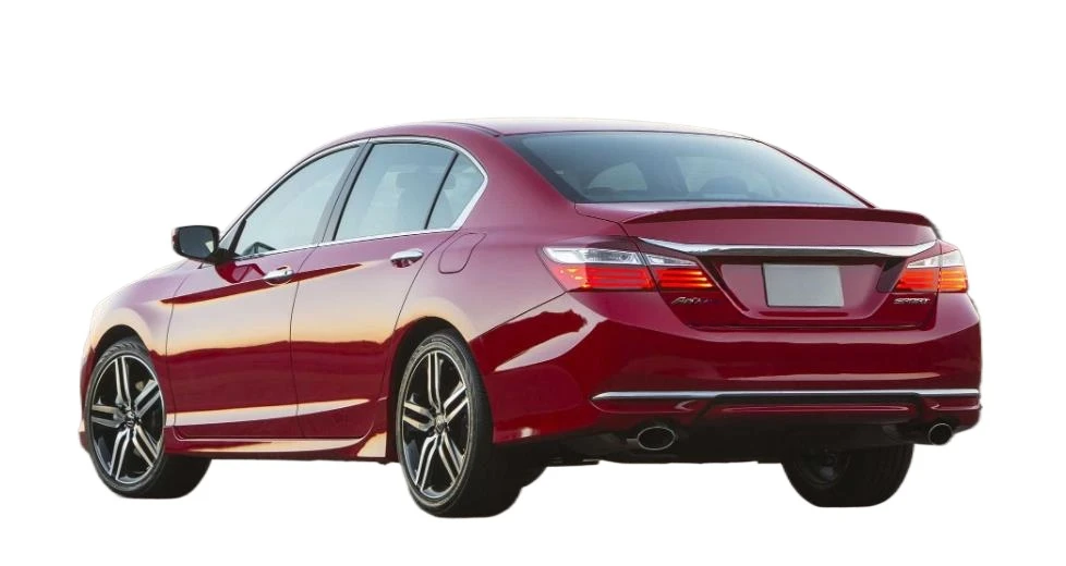 4 Pieces Chrome Windows Rubber Outside for Honda Accord 2014-2017 Glass Protector Weatherstrip for Accord Outer 72465-T2A-A01