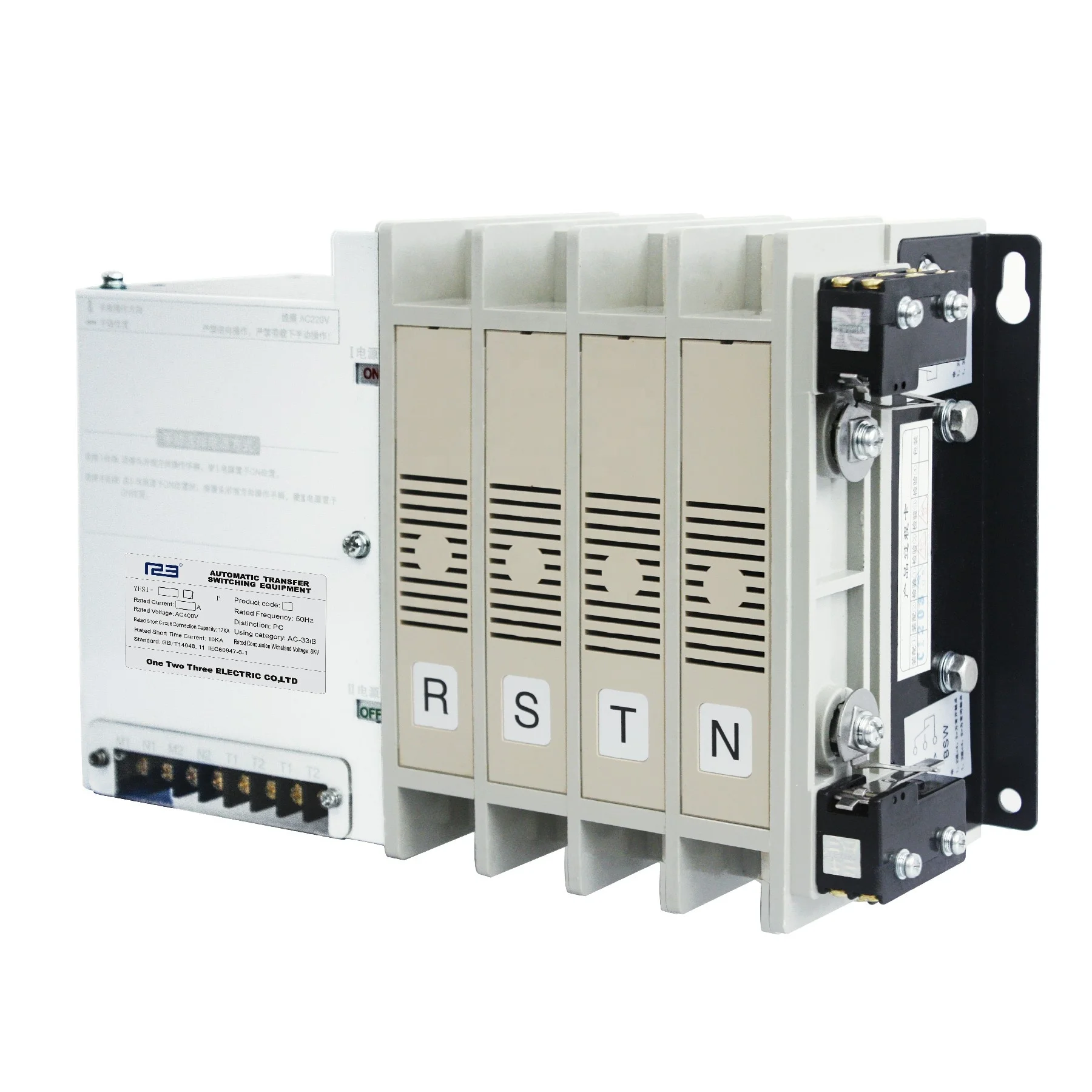 AC 50Hz/60Hz Two-way  ATS Generator Automatic Transfer Switch 63A Power Automation