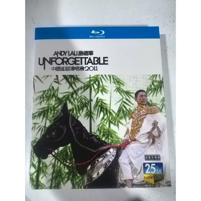 Blu-ray Disc Andy Lau UNFORGETTABLE China Tour 20 Concert Live Performance Video Collection