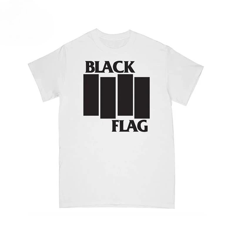 Black Flag American Pure Punk Rock Band Casual T-Shirt Men's and Women's Luxury Brand