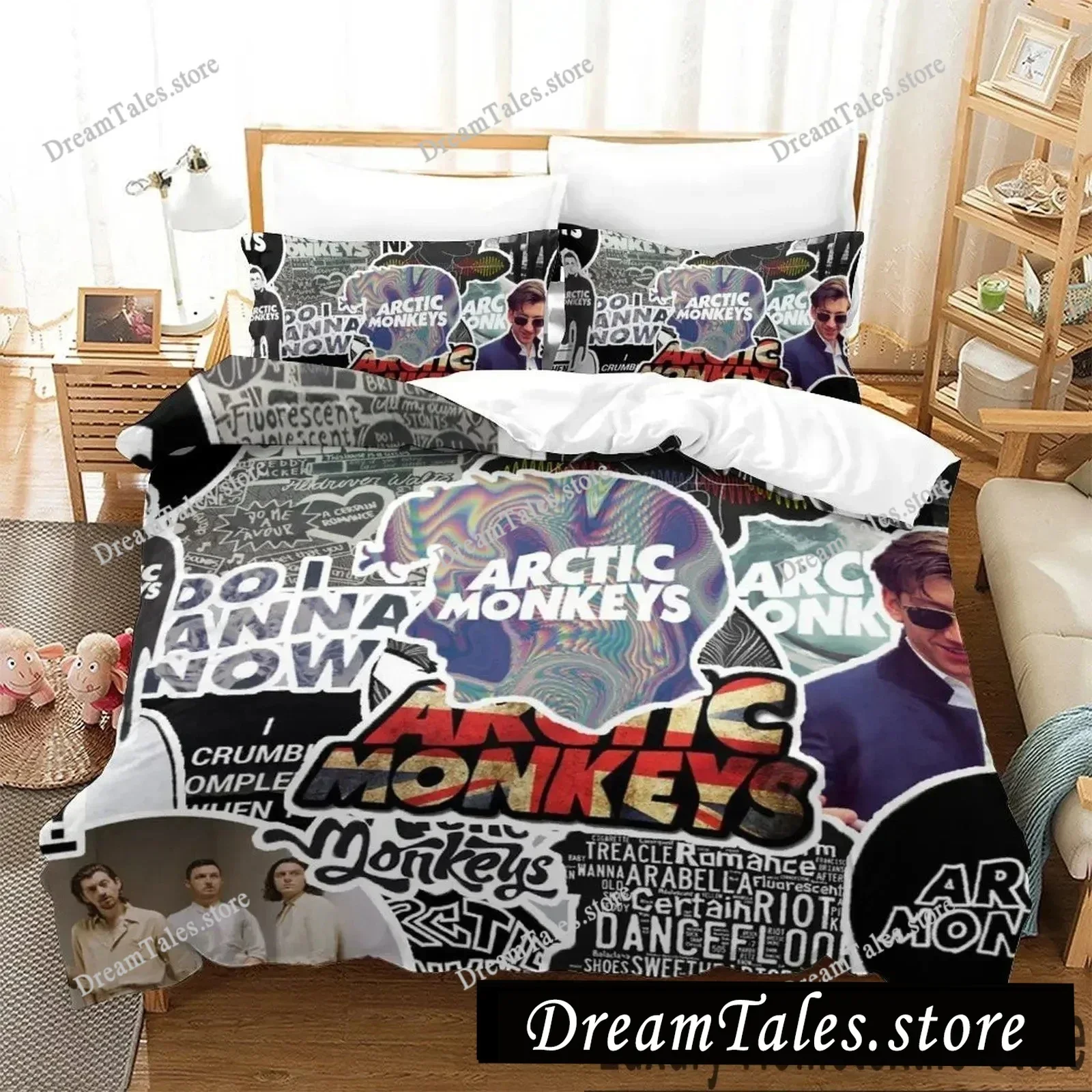 

Arctic Monkeys Bedding Set Single Twin Full Queen King Size Bed Set Aldult Kid Bedroom Duvetcover Sets Bed Sheet Set 2025
