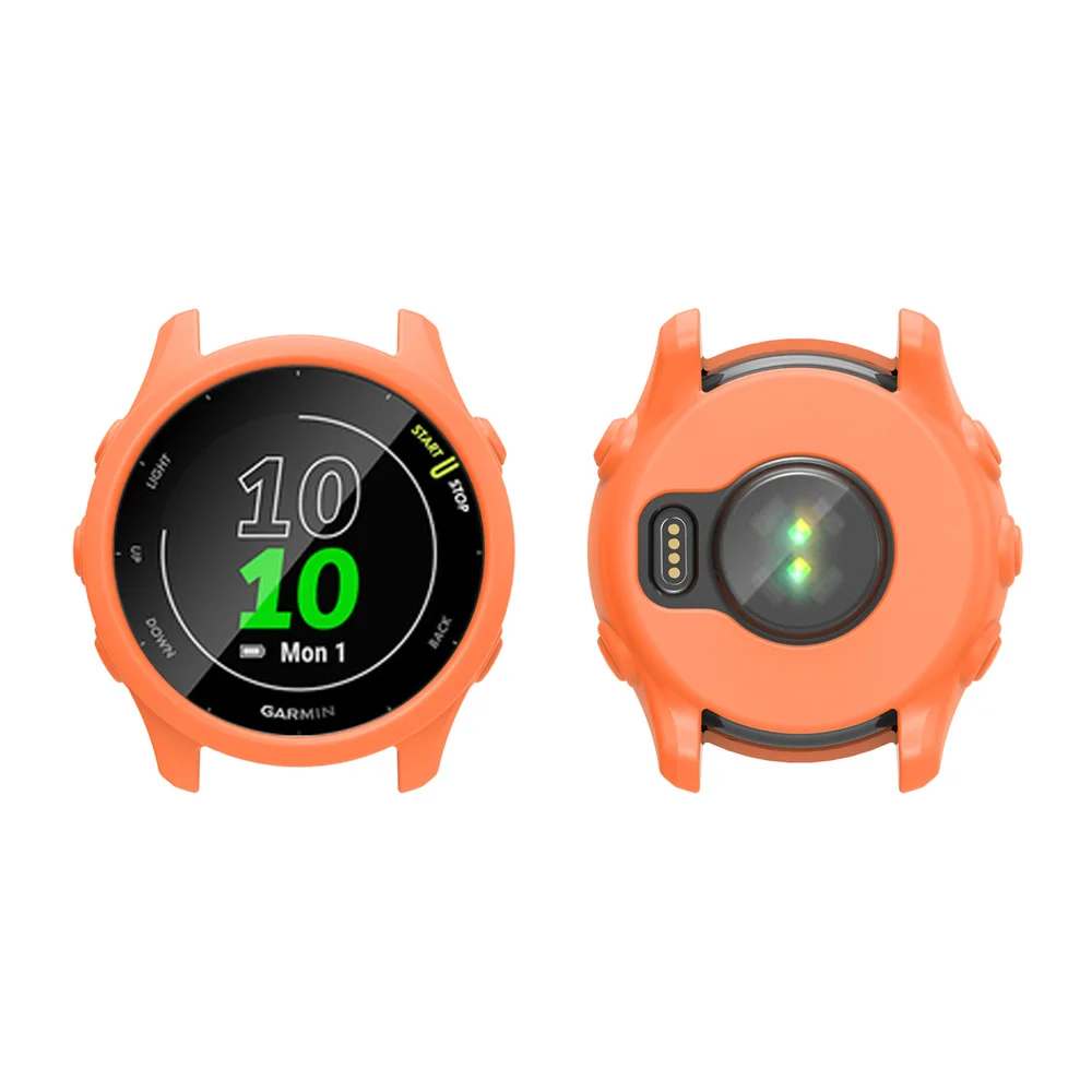 Band & Case For Garmin Forerunner 255 265 Smartwatch Silicone Bracelet Strap Frame Cases Watchband Accessories