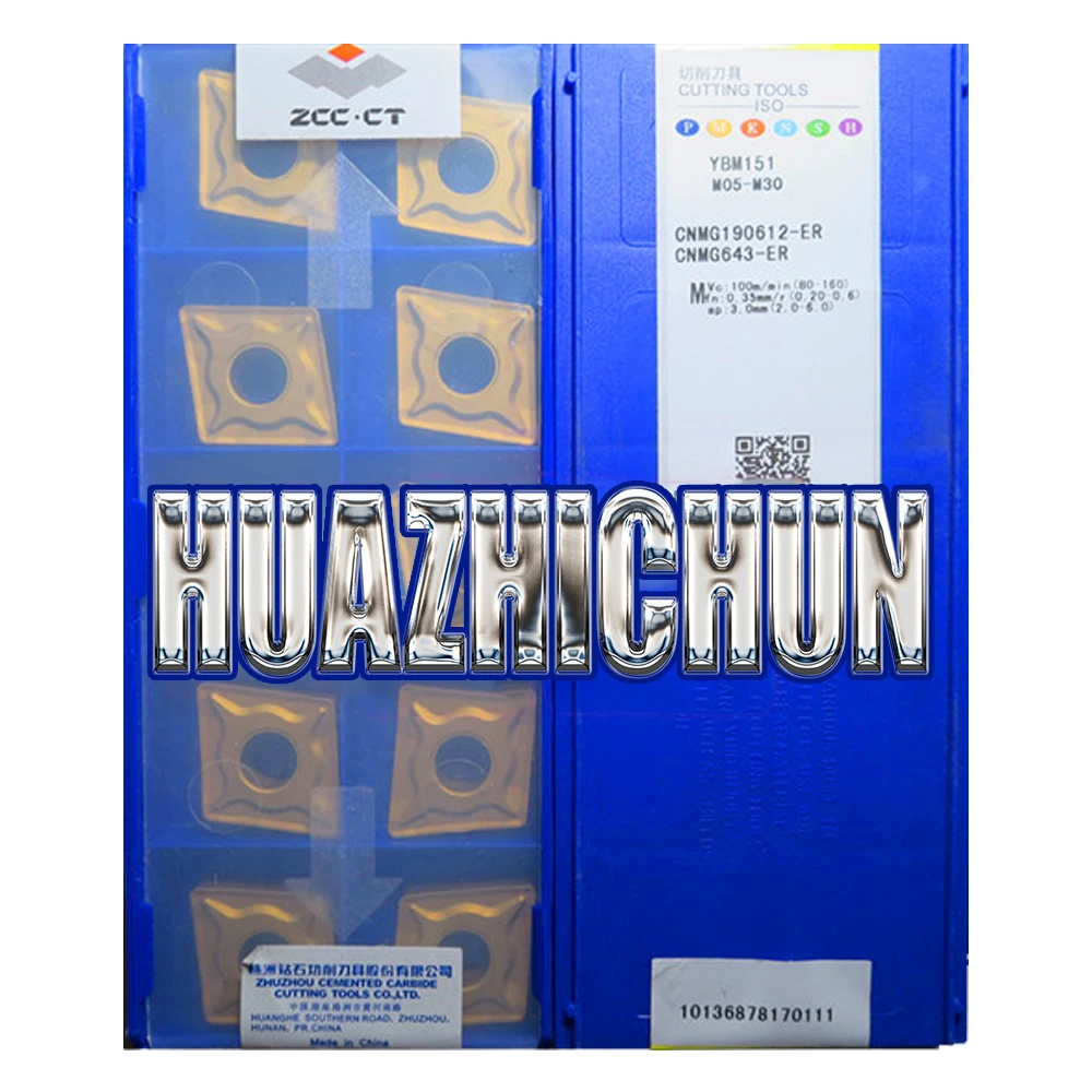 

HAUZHICHUN Tungsten Carbide Inserts Turning Inserts YBM151 YBM253 YBG205 YBC252 CNMG190612-ER