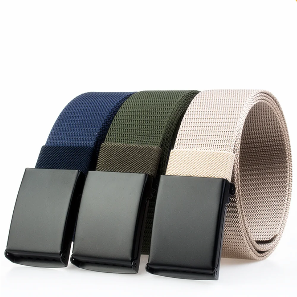 

Мужские и женские ремни, военный нейлоновый регулируемый ремень, мужской тактический пояс для путешествий на открытом воздухе с пластиковой пряжкой для брюк