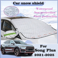 Car Snow Cover For BYD Song Plus DM i Seal U 2021-2025 Sunshades Sun Visor Windshield Covers Sunshade Anti-dirty Car Accessories