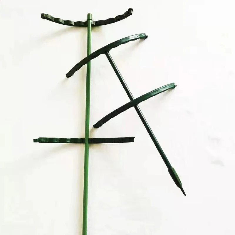 1/2/3/4Set Plastic Plant Support Pile Frame Greenhouse Arrangement Semicircle Fixed Rod Indoor Flower Plant Vine Climbing Bracke
