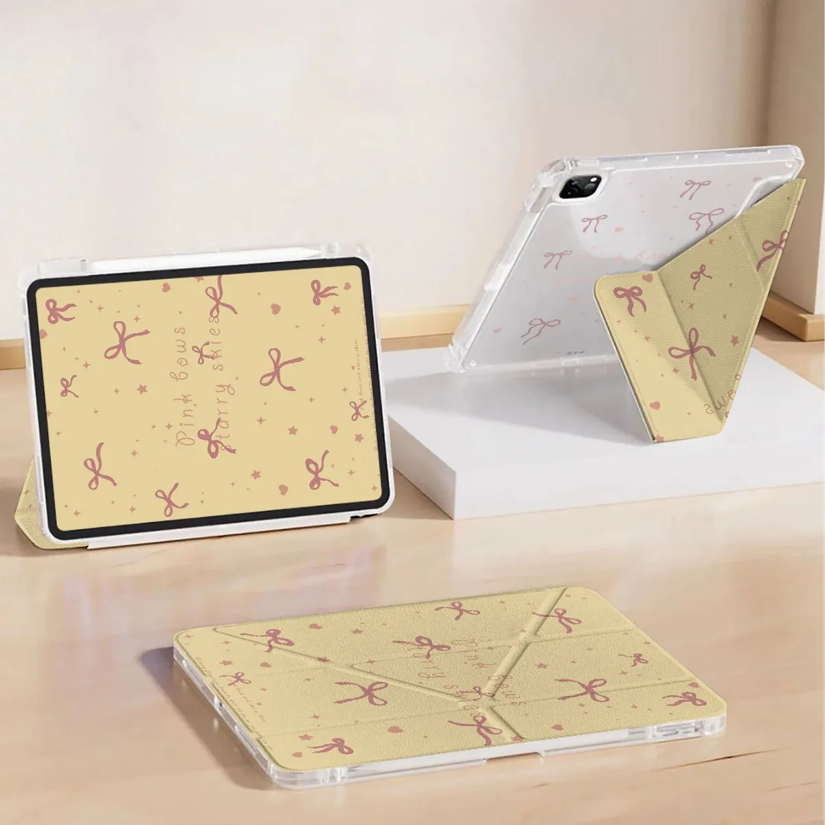 Applicable Tablet Protective Case S7/S8/S9feY Folding High Transparent Protective Case S6Lite 10.4 Pen Slot A11
