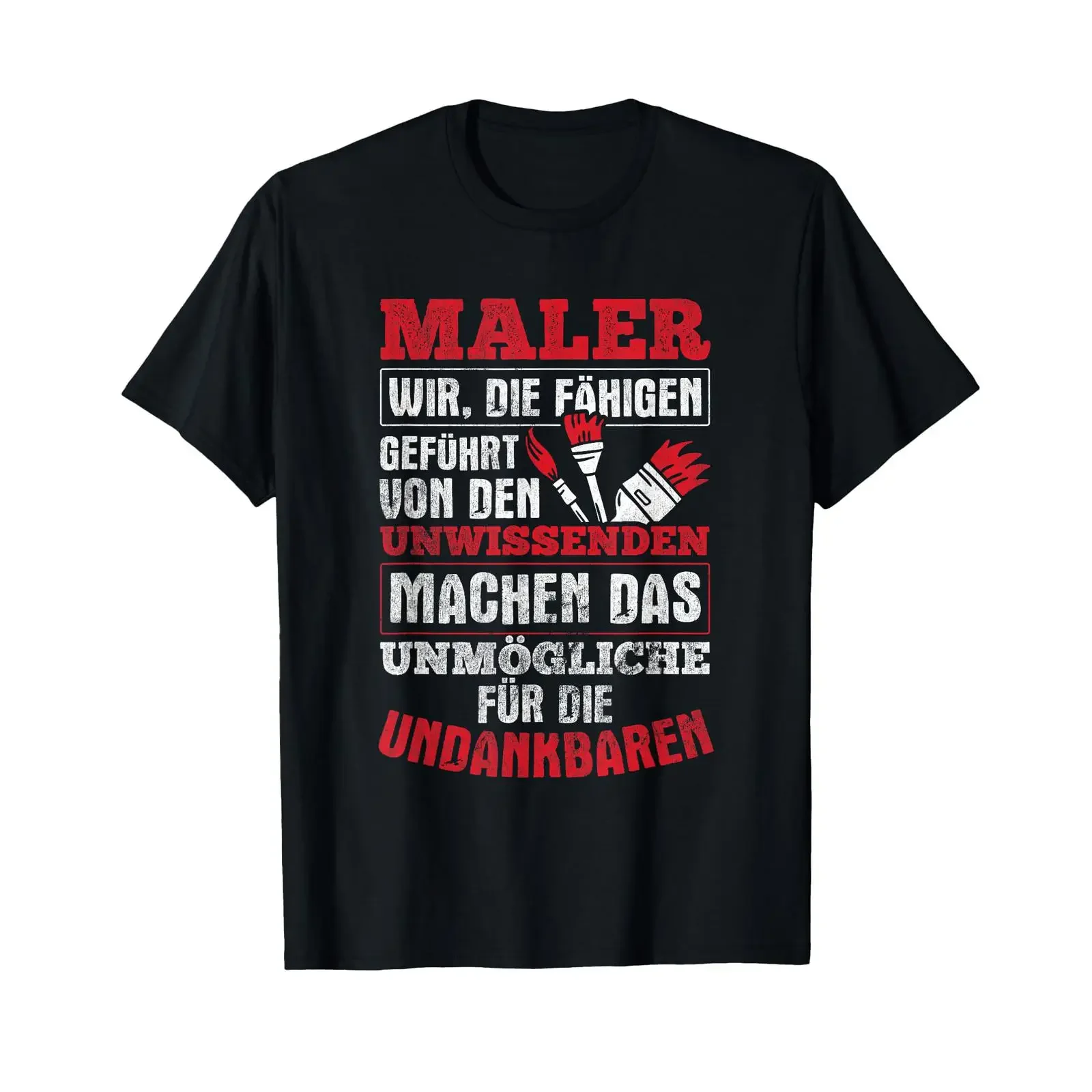 T-shirt Painter Led By Ignorant Master, style vintage, streetwear, pour un usage quotidien, doux et légèrement confortable