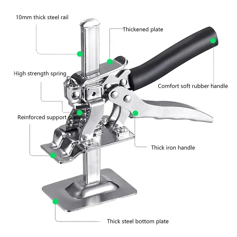 Lifting Tool Labor-Saving Arm Jack Door Panel Drywall Lifting Cabinet Board Lifter Tile Height Adjuster Elevator ToolsHeight re