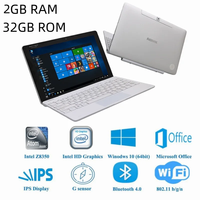 Hot Selling 10.1’’ 2GB DDR 32GB ROM Windows 10 64bit Z8350 4-cores Tablet USB 3.0 Dual Camera With Detachable Keyboard