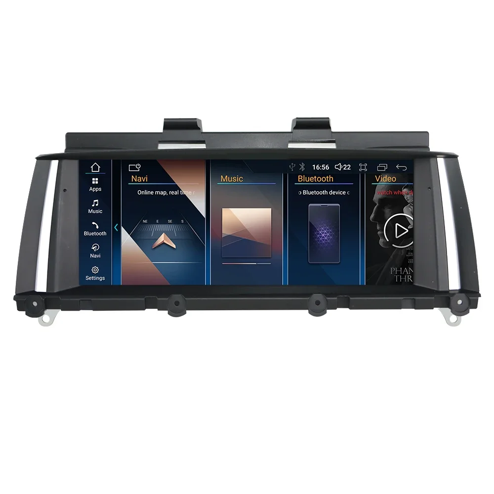 LELV 8.8 Inch Android 14 Car Radio Dvd Player For Bmw X3 F25 X4 F26 2014-2016 Multimedia Stereo Head Gps Navi Screen Carplay