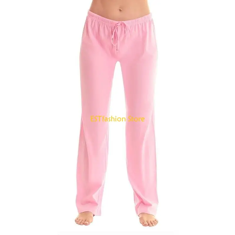 Y5GC Women Pajama Pants Pj Bottom with Pockets Stretch Sleepwear