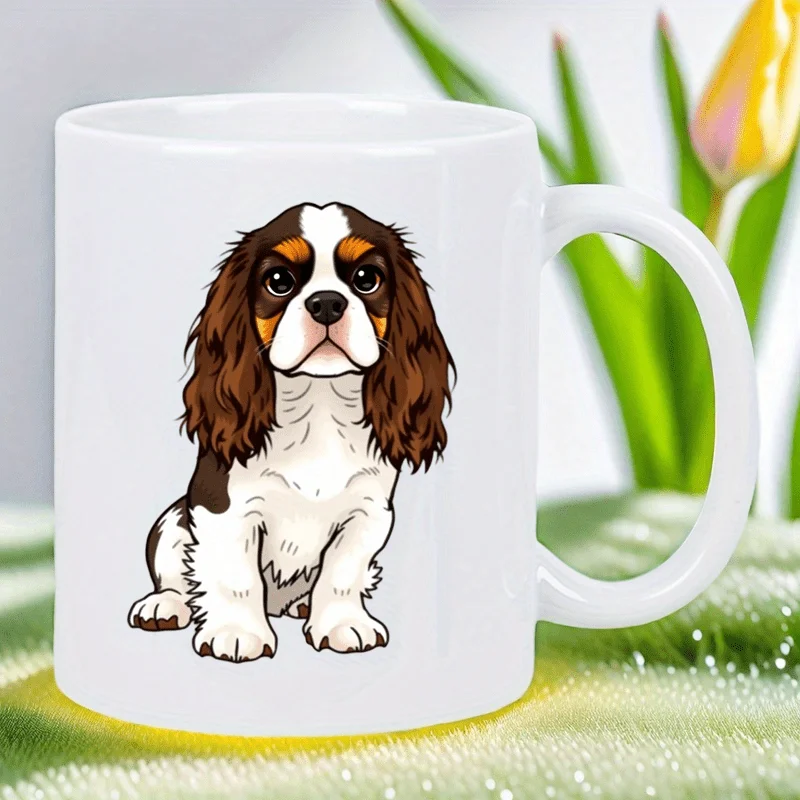 Cute Dog Lover Ceramic Mug Coffee Cup Gift for Puppy Owner Pet Best Friend Kitchen Decor Gifts Idea