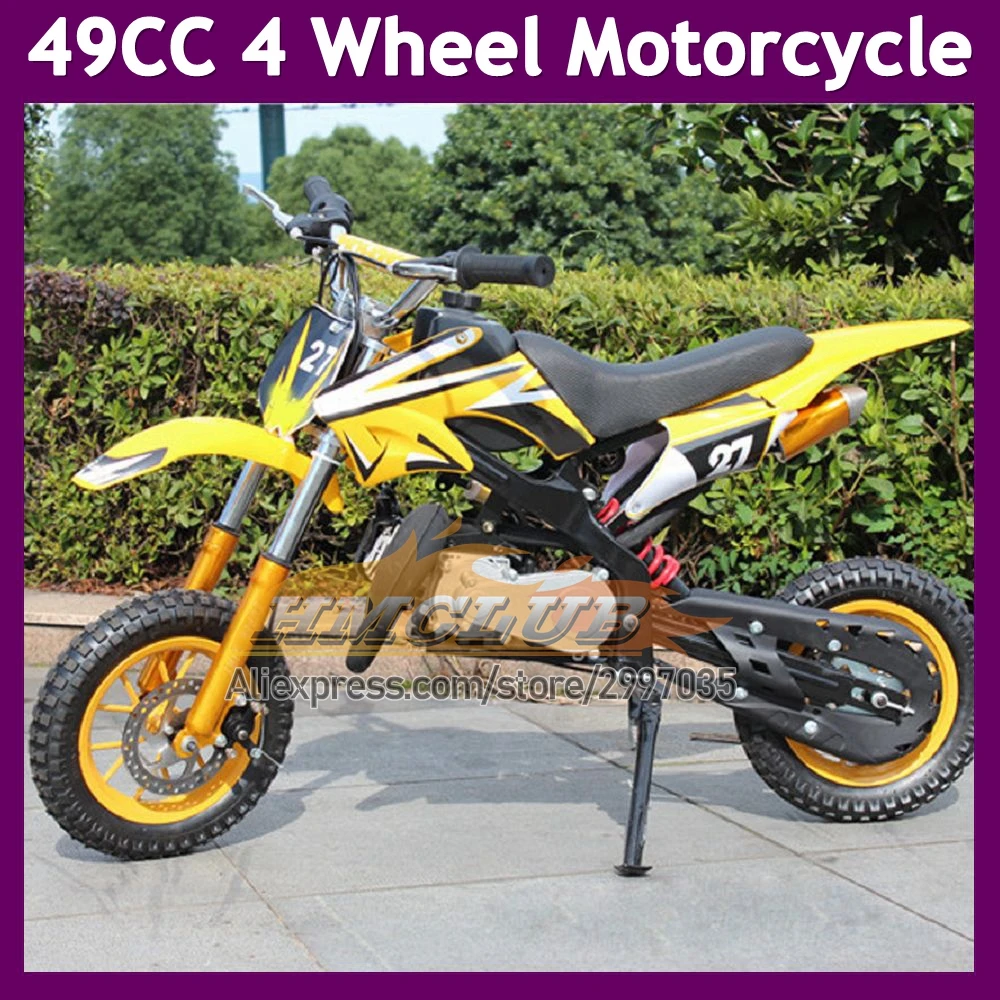 49CC 50CC 2 Stroke Dirt Bike Mountain Mini Motorcycle Small Buggy Gasoline ATV Off-road Superbike MOTO Child Vehicle Motorbike