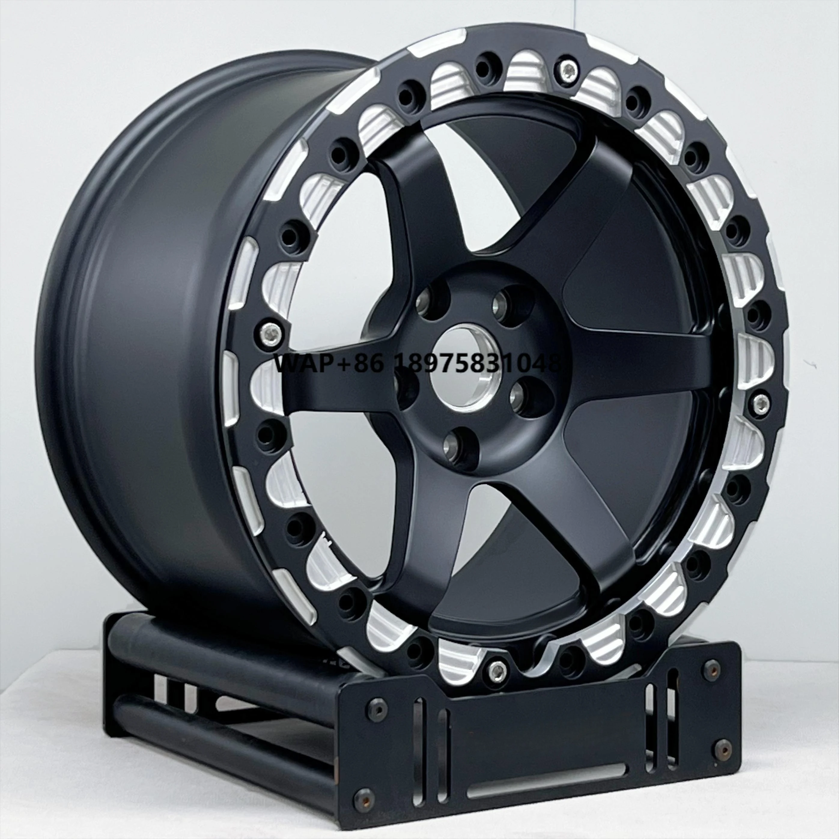 BKU Forged 5x112 Beadlock Drag Wheels 17 18 19 Inch for  826M M3 M4 G20 G21 G22 G23 G80 G82 G83 5x112 Wheel Rim Pack Wheel