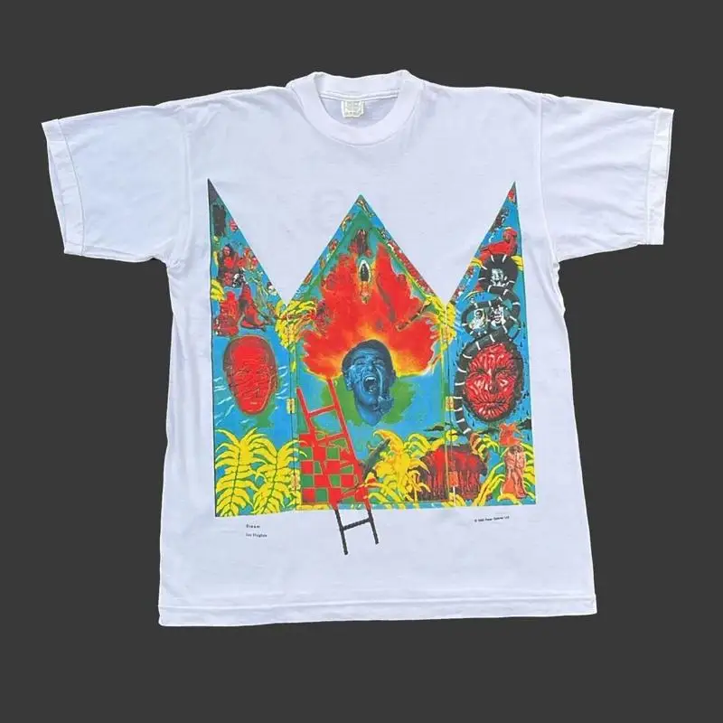 Peter Gabriel 1992 Vintage Secret World Euro Band Tour 90s US T-Shirt