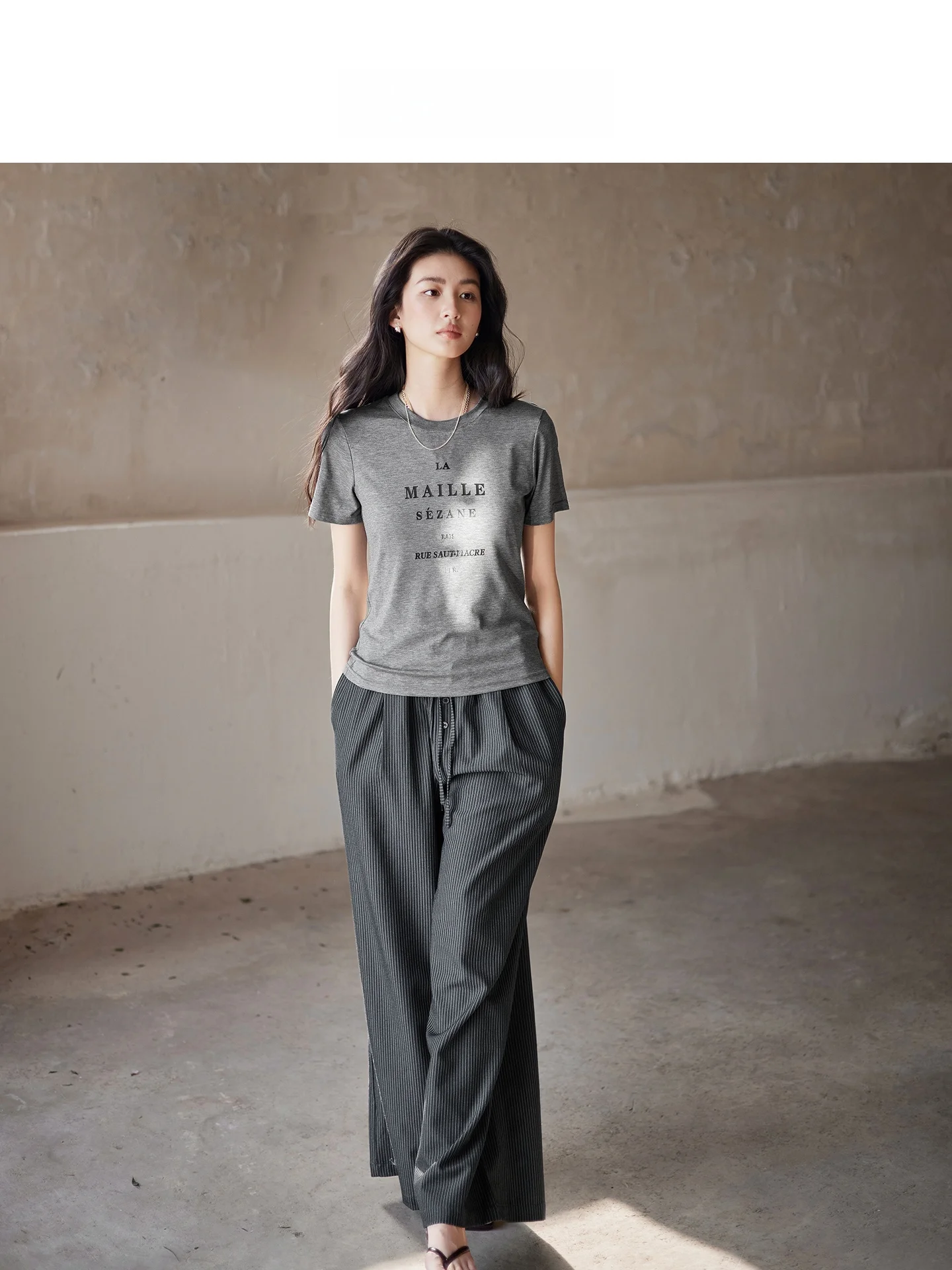 nouvel-ensemble-de-pyjama-d'ete-pour-femme-baiyan-–-sensation-fraiche-manches-courtes-pantalon-large-coupe-decontractee-vetements-de-maison-amincissants