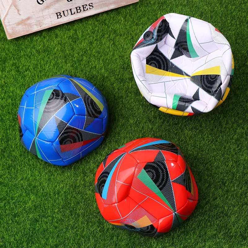 Bola de futebol tamanho 2 para jovens e adultos, resistente ao desgaste, esportes ao ar livre, treinamento, prática, bola, presente de aniversário