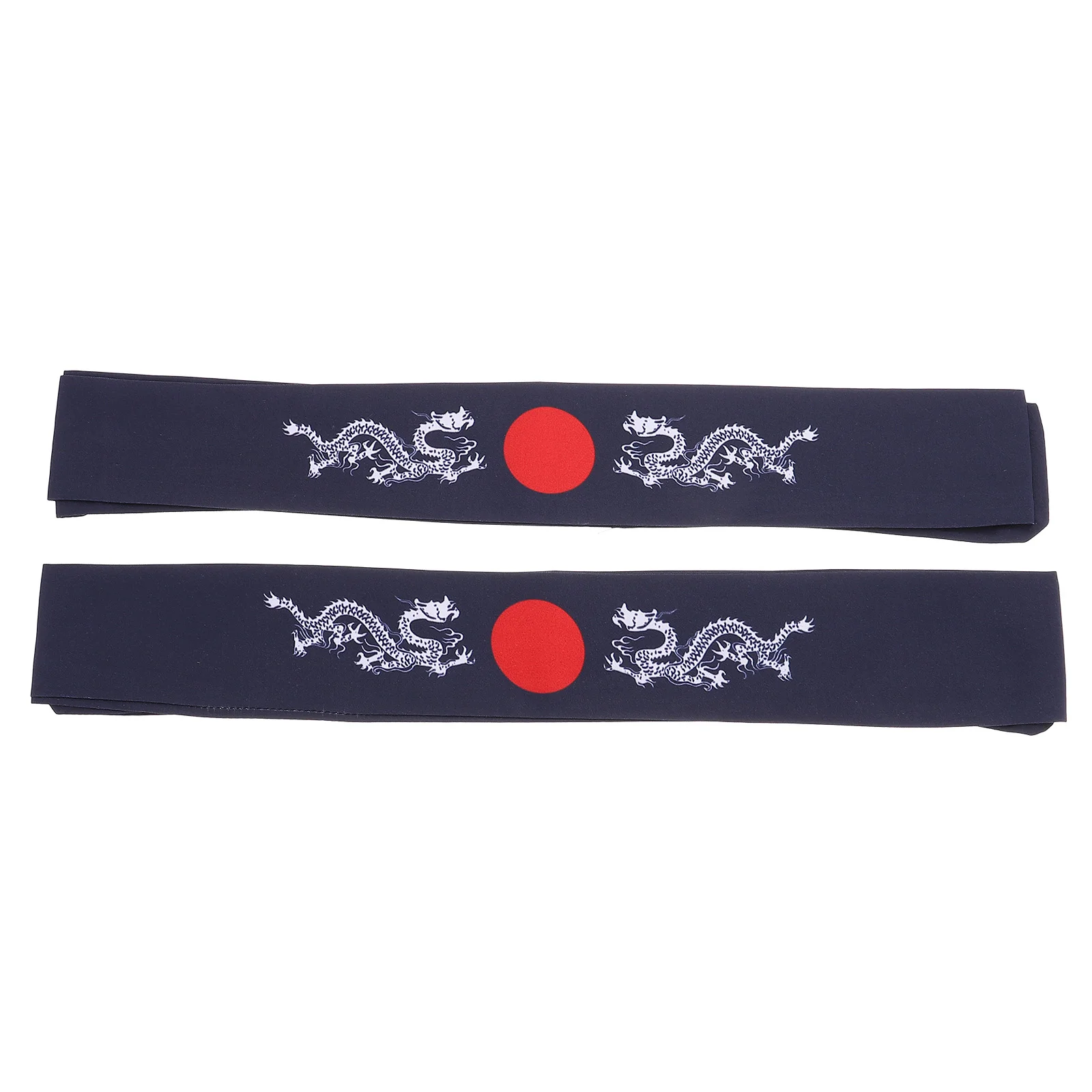 

2 Pcs Bushido Headband Kitchen Japanese Pirate Hat Baby Headbands Karate Yoga Sports Exercise Workout Decorate