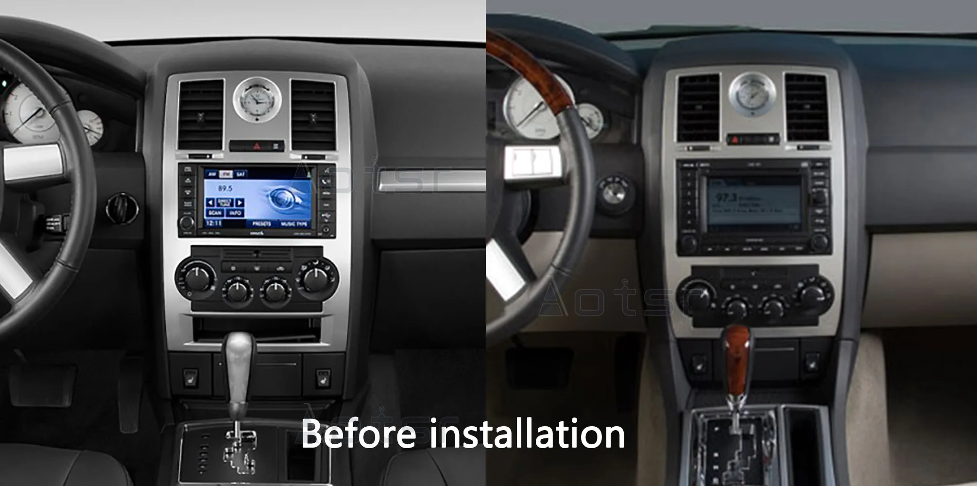 For Chrysler 300C 2004 - 2007 Android 13 Car Radio Coche Multimedia Player GPS Navigation CarPlay IPS AutoRadio 9‘’ DSP