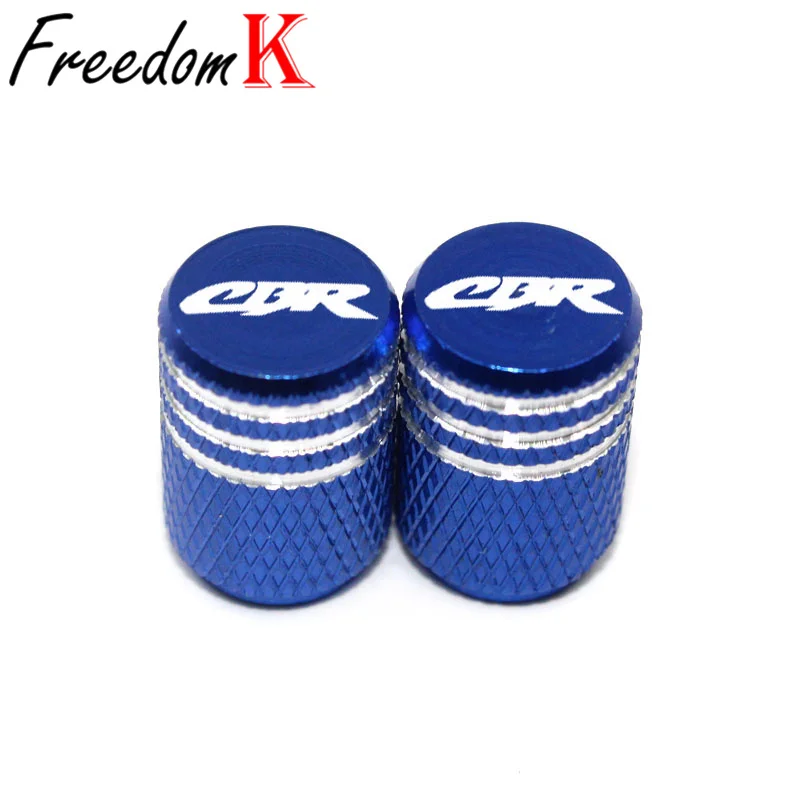오토바이 휠 타이어 밸브 스템 캡, CNC 밀폐 커버, 혼다 CBR 125R 600 F4i 650F 650R 1100XX 1000F cbr 600 954 1000 RR용