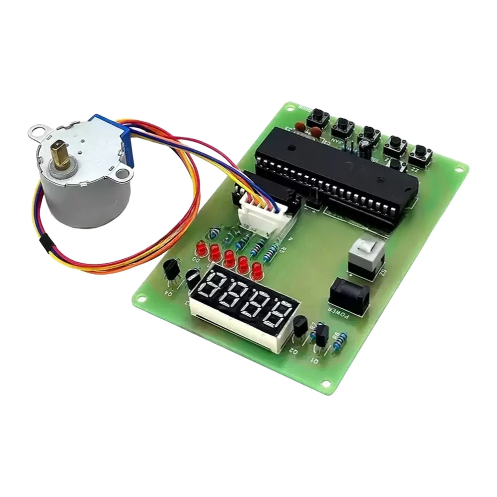 51 Stepper Motor Control Kit Forward Reverse Acceleration DIY Electronic Learning Board With Digital Display For Education Proje