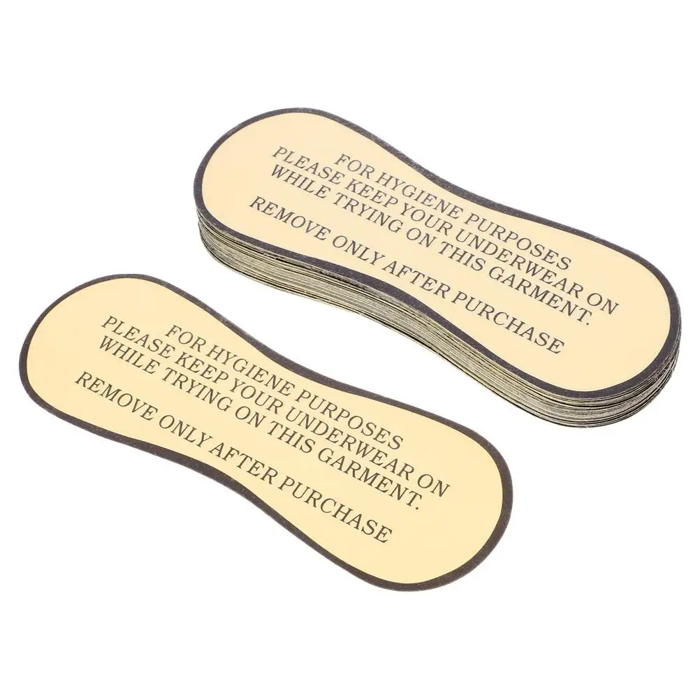 

30 Pcs Swimsuit Sanitary Patch Protective Labels Adhesive Liners for Warning Stickers Swimwear Hygiene