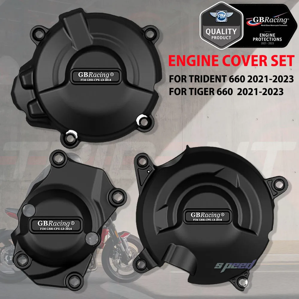 Tiger 660 Motorcycle Engine Cover Protection Set For Triumph Tiger 660 Trident 660 2021 2022 2023 For Gbracing