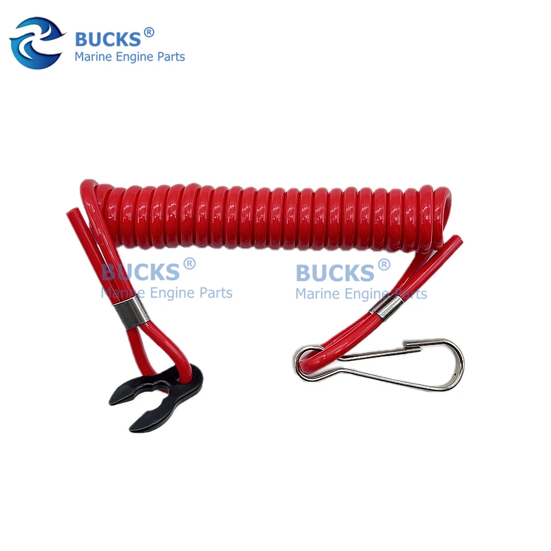 Manufacturer Wholesale Safety Lanyard cord 37823-92E01 990C0-20000 For Suzuki Remote control box stop switch 37823-92E00
