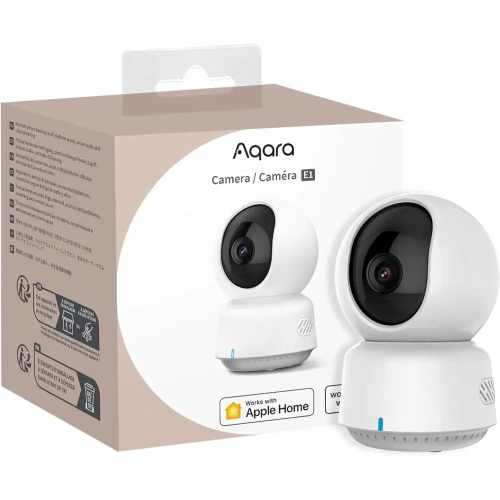 

Plug-in Indoor Security Camera with HomeKit, Alexa, and IFTTT Support, Pan & Tilt, Two-Way Audio, Night Vision, and Person Track