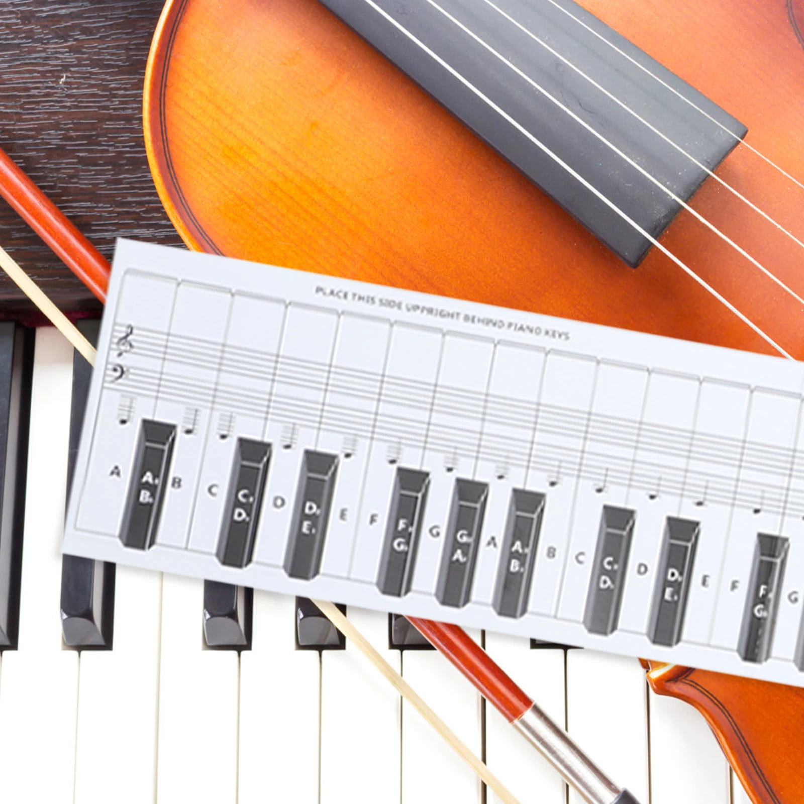 

Piano Keyboard Exercise Paper 88 Practice Guide Comparison Chart Coated Aid Note