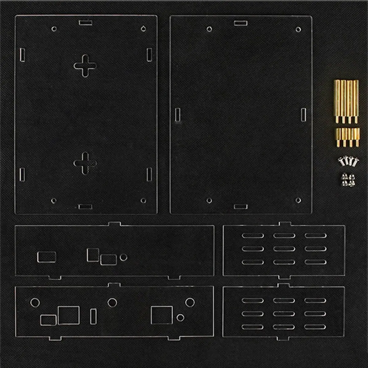 Acrylic Case Transparent Shell Protective for OpenWrt One Development Board